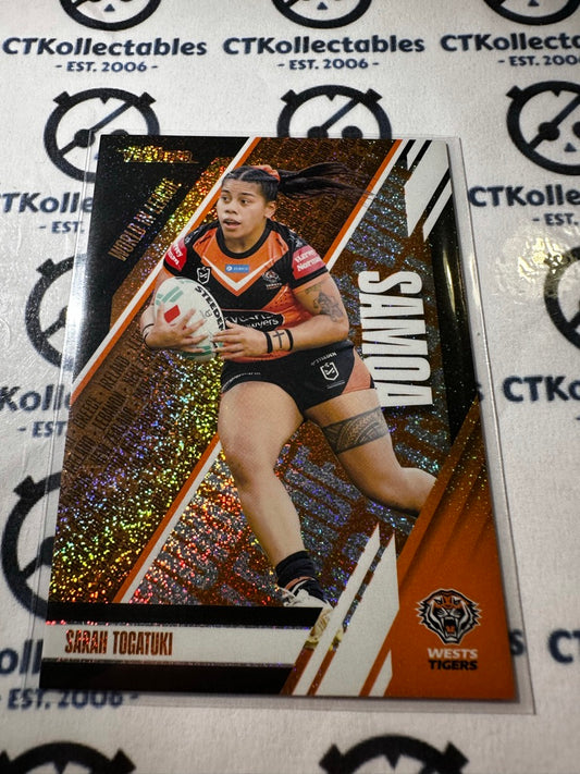 2024 TLA NRL Traders World In League - Copper Sarah Togatuki #094/215 Tigers