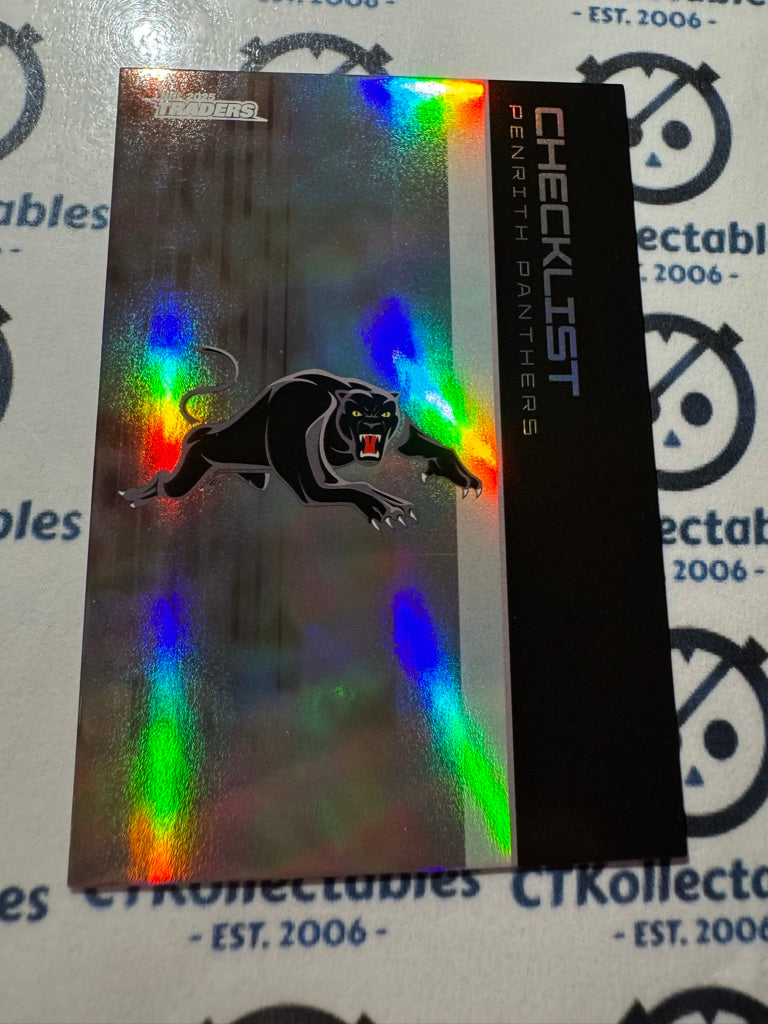 2025 NRL Traders Silver Parallel PS 100 PANTHERS CHECKLIST