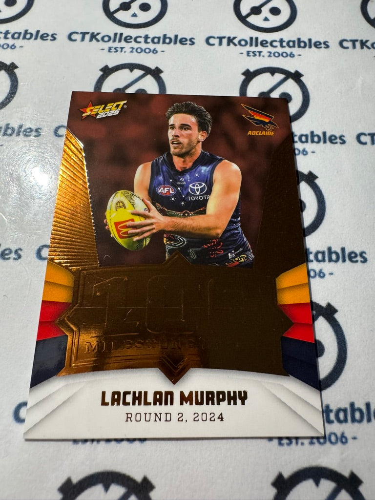2025 AFL Footy Stars Milestone Lachlan Murphy MG1 Crows
