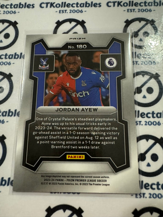 2023-24 Prizm Premier League Soccer Jordan Ayew #180 Pink Mosaic Prizm