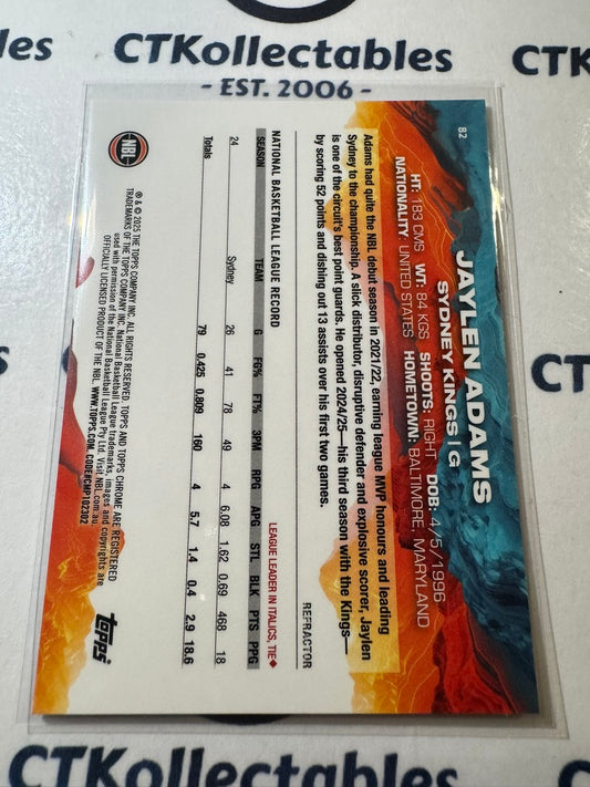 2024-25 Topps NBL Chrome JAYLEN ADAMS Refractor #82