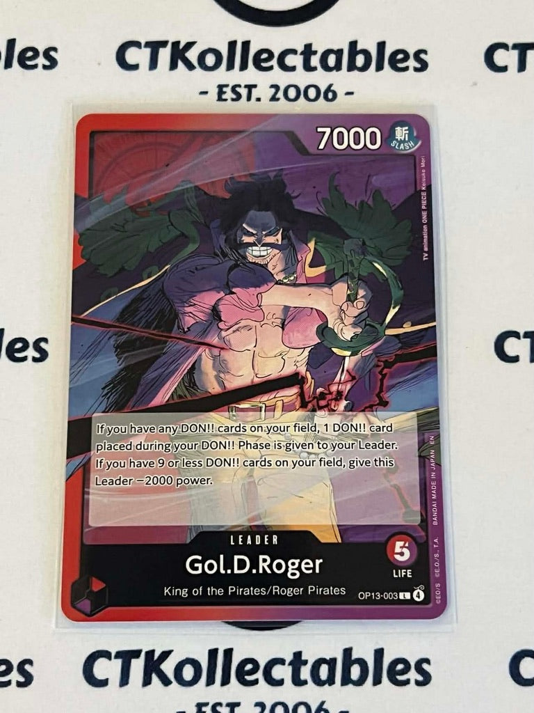 One Piece - Carrying on his will Leader OP13-003 – Gol.D.Roger