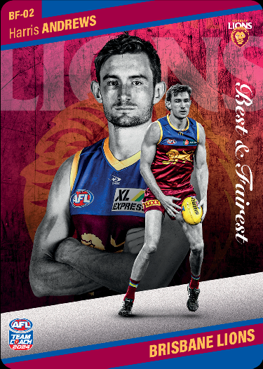 2024 AFL Teamcoach Best & Fairest BF-02 Harris Andrews