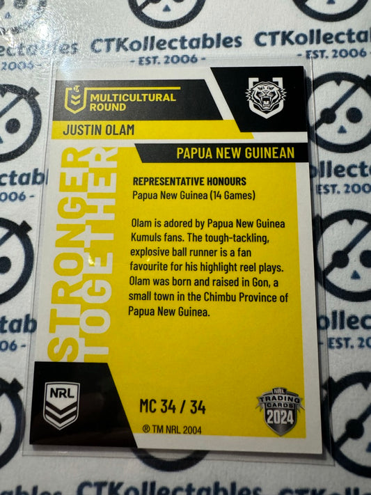 2024 NRL TLA Elite Multicultural Round - Justin Olam MC34
