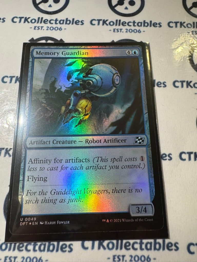 2025 Magic The Gathering AETHERDRIFT Memory Guardian # U 0049 Foil