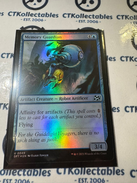 2025 Magic The Gathering AETHERDRIFT Memory Guardian # U 0049 Foil