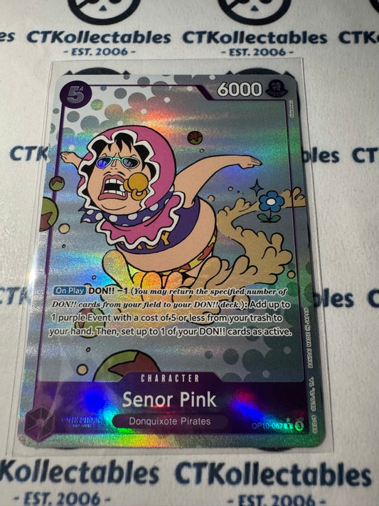 One Piece TCG Senor Pink (Parallel) Card OP10-067 R Royal Blood NM/M