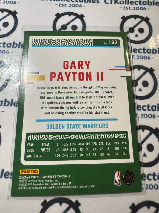 2023-24 NBA Panini Donruss Gary Payton II Red #192 Warriors
