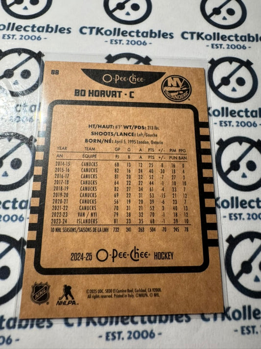 2024-25 O-Pee-Chee Hockey RETRO #88 Bo Horvat, New York Islanders