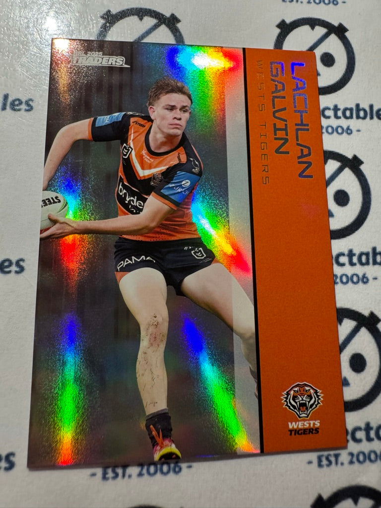 2025 NRL Traders Silver Parallel PS 149 LACHLAN GALVIN WESTS TIGERS
