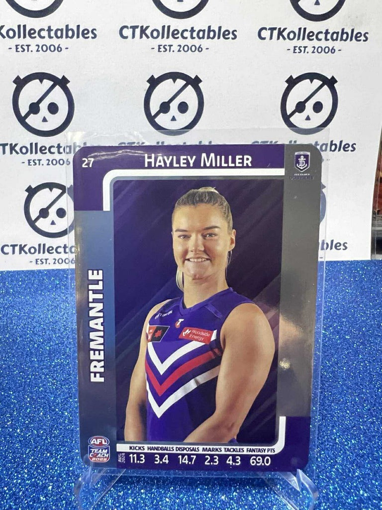 2025 AFLW Teamcoach Silver #27 Hayley Miller Dockers
