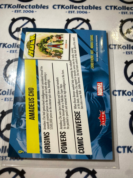 2022 Fleer Ultra Avengers Base Amadeus Cho #9 Marvel