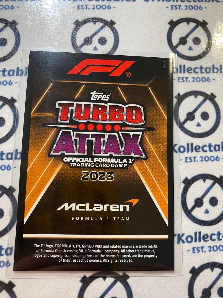 2023 Topps Turbo Attax F1 -Foil Lando Norris Next Gen #292 McLaren