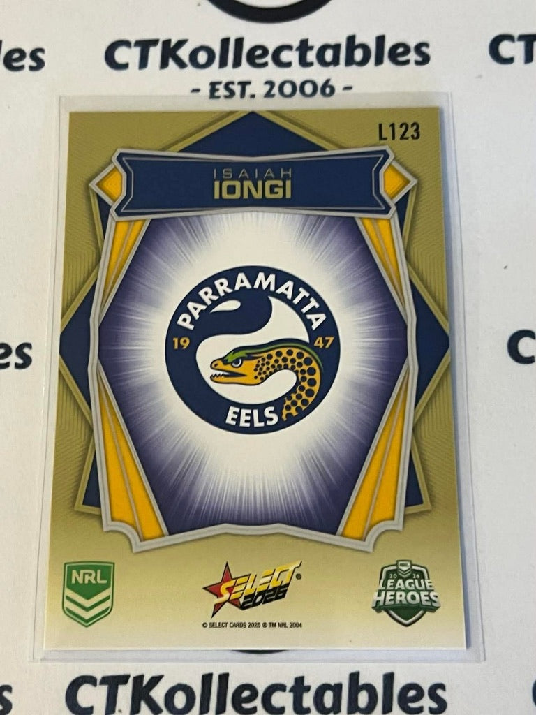 2026 Select NRL League Heroes Luminous Base #L123 Isaiah Iongi Eels