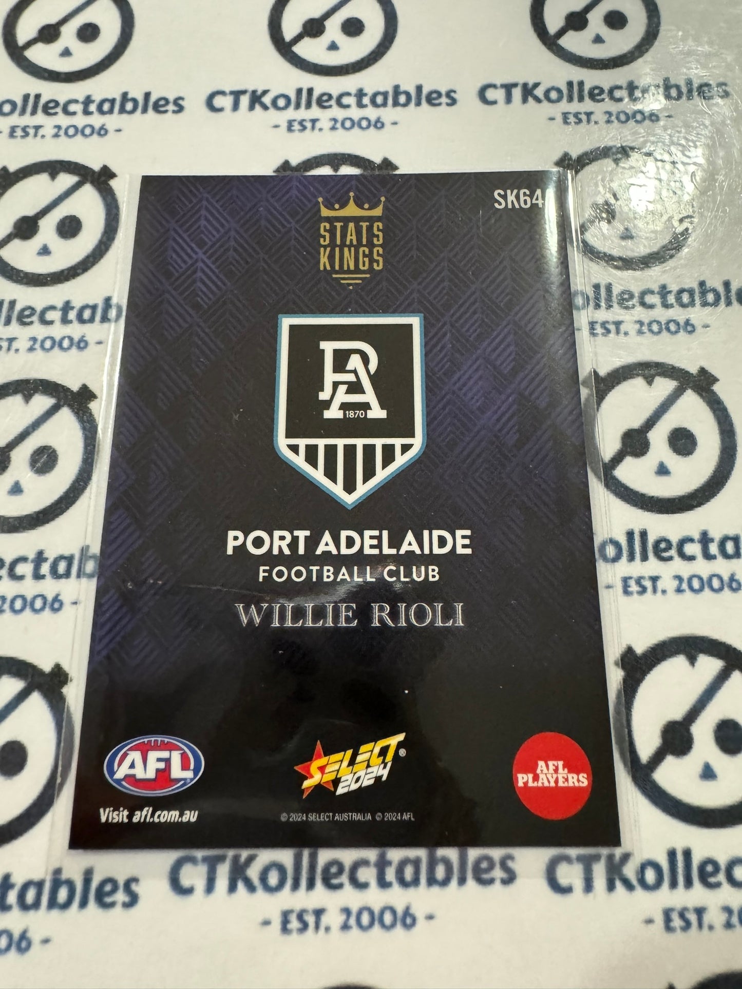 2024 AFL Footy Stars Stats Kings - SK64 Willie Rioli Power