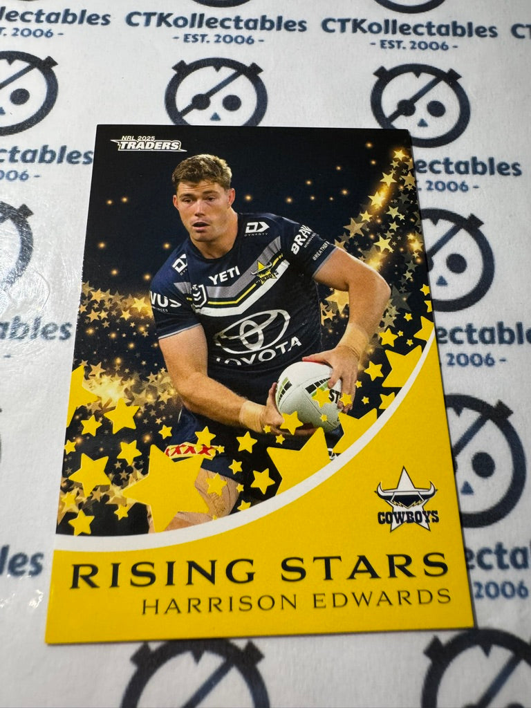 2025 NRL Traders Rising Stars RS 28 / 51 COWBOYS HARRISON EDWARDS