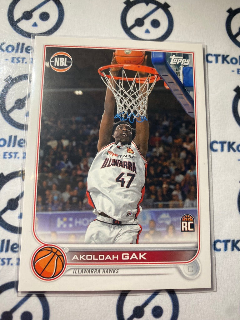 2022-23 Topps NBL Rookie Card - Akoloah Gak #33 RC