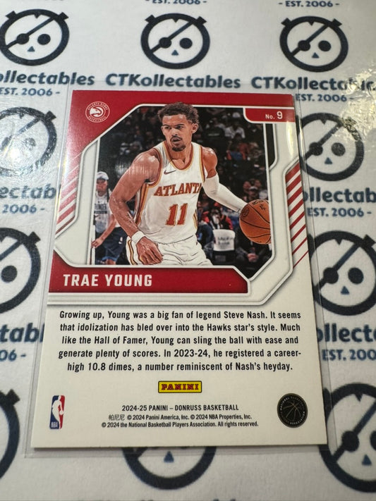 2024-25 NBA Panini Donruss Trae Young Franchise Features #9 Hawks