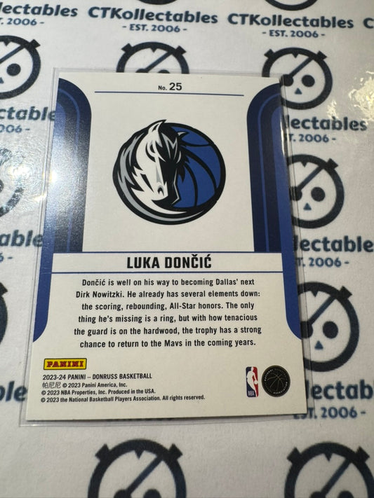 2023-24 NBA Donruss Luka Doncic Franchise Features #25 Mavericks