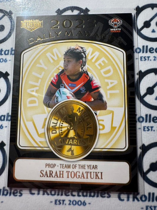 2024 NRL TLA Elite Dally M Awards - Sarah Togatuki Prop team of the Year DM29/36