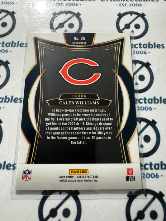 2024 NFL Select #25 Caleb Williams Chicago Bears Rookie Concourse RC