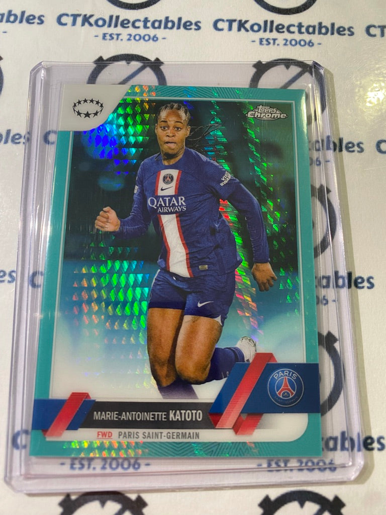 2022-23 Topps Chrome UEFA Women’s Marie-Antoinette Aqua Prism #9