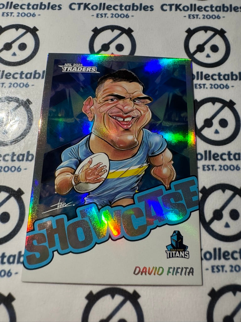 2025 NRL Traders Showcase S 07 / 18 TITANS DAVID FIFITA