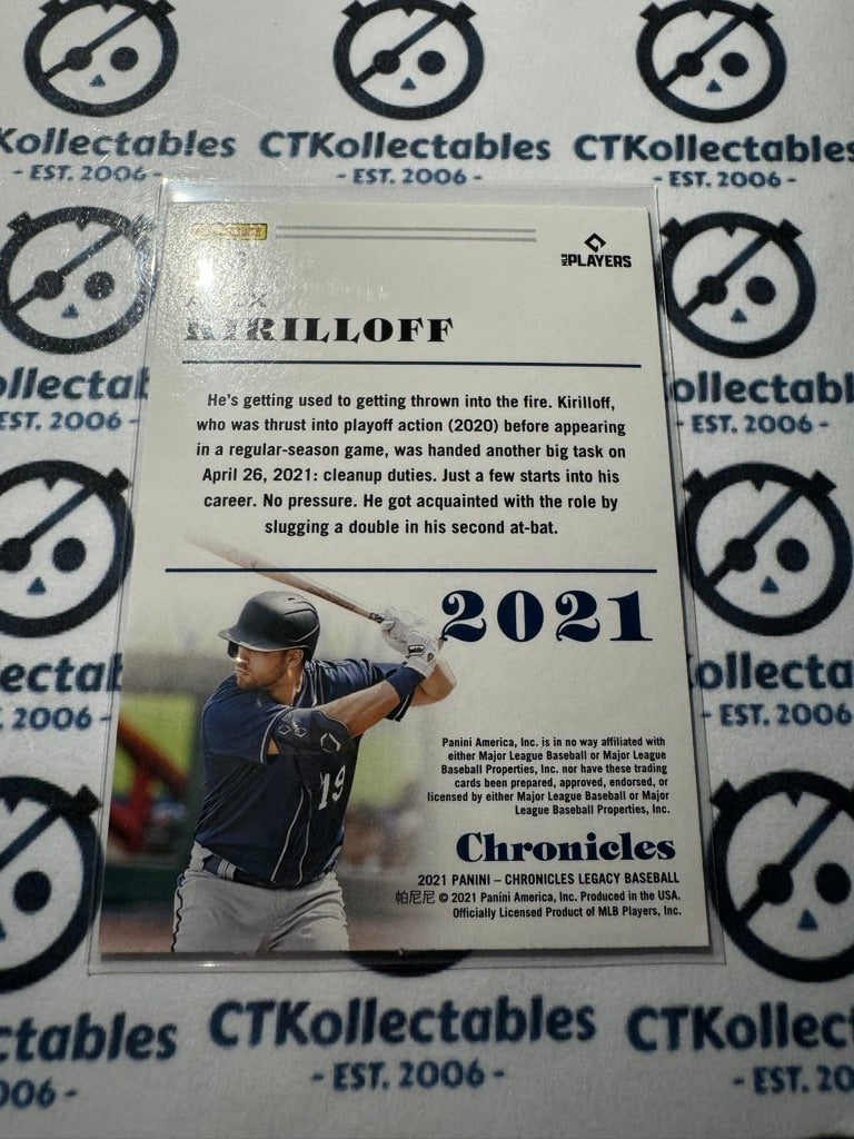 2021 Chronicles MLB Baseball Chronicles Legacy Alex Kirilloff