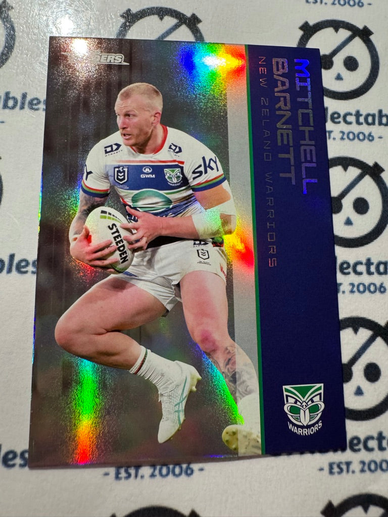 2025 NRL Traders Silver Parallel PS 137 MITCHELL BARNETT WARRIORS