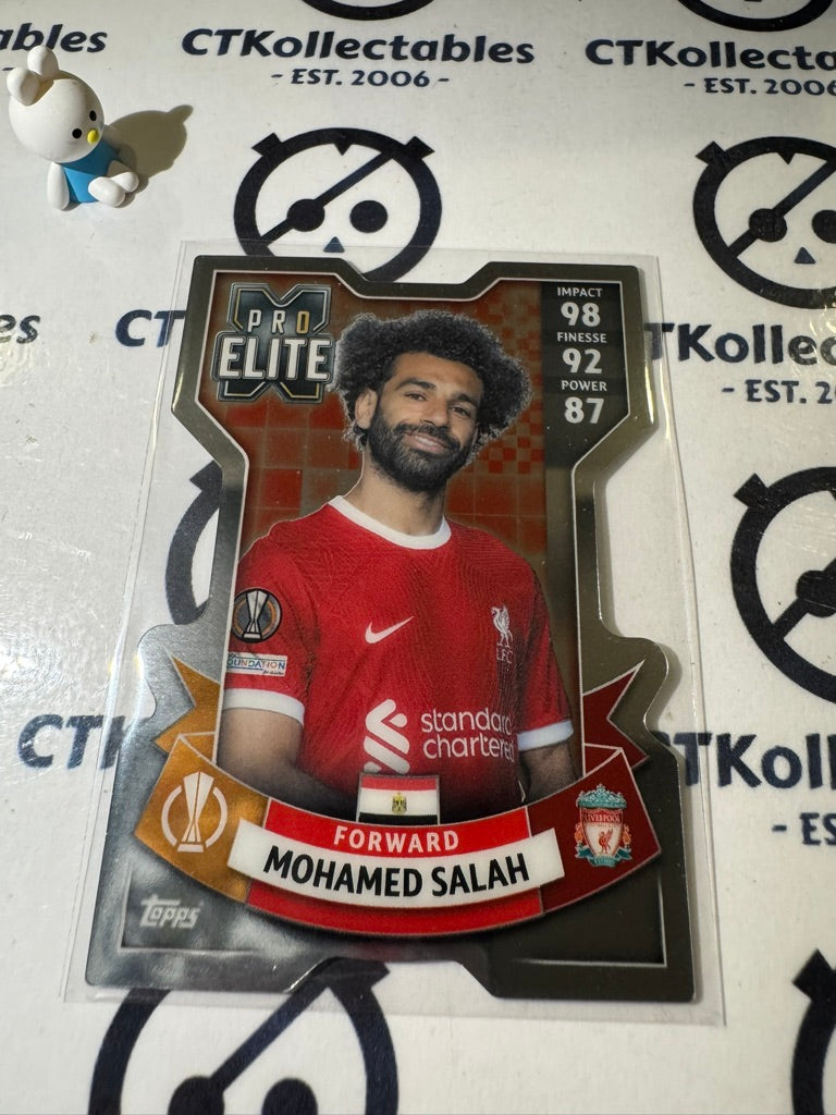 2023-24 TOPPS MATCH ATTAX MOHAMED SALAH DIE-CUT PRO ELITE #264