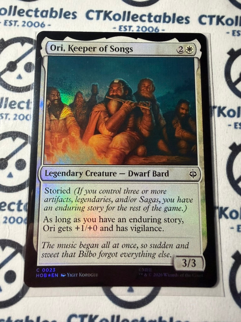 Ori, Keeper of Songs Foil #0023 MTG The Hobbit Foil TCG