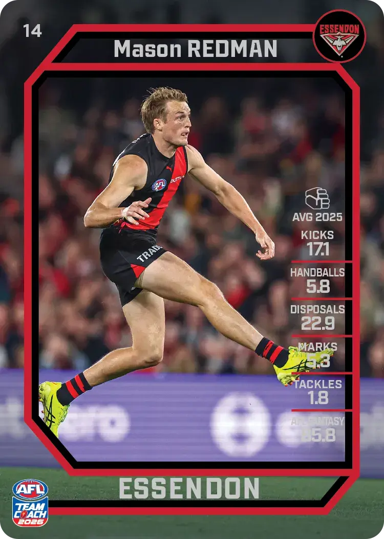 2026 Teamcoach AFL Base #14 Mason Redman