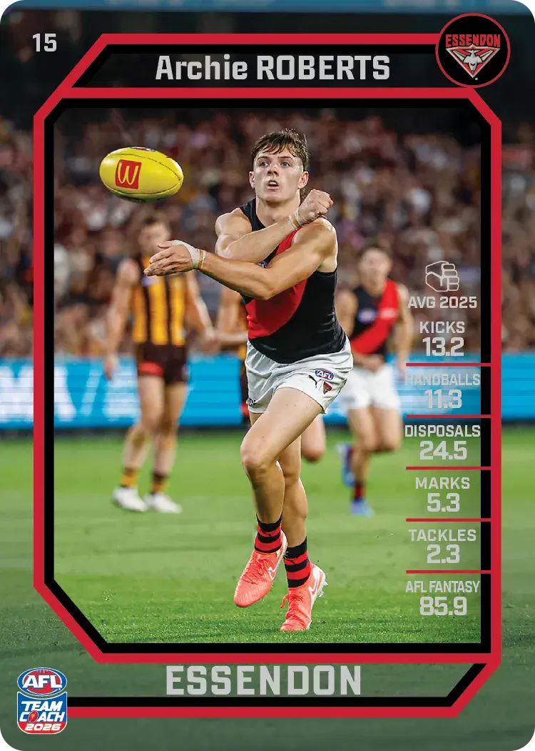 2026 Teamcoach AFL Base #15 Archie Roberts