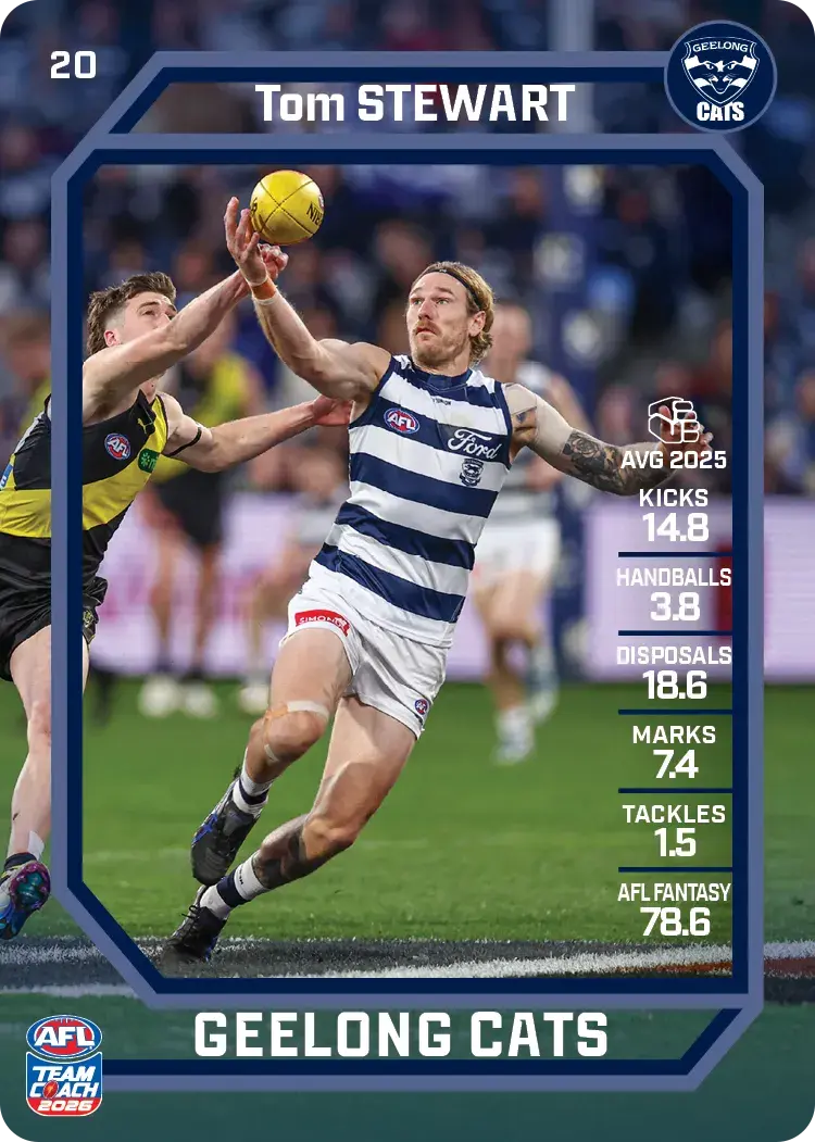 2026 Teamcoach AFL Base #20 Tom Stewart