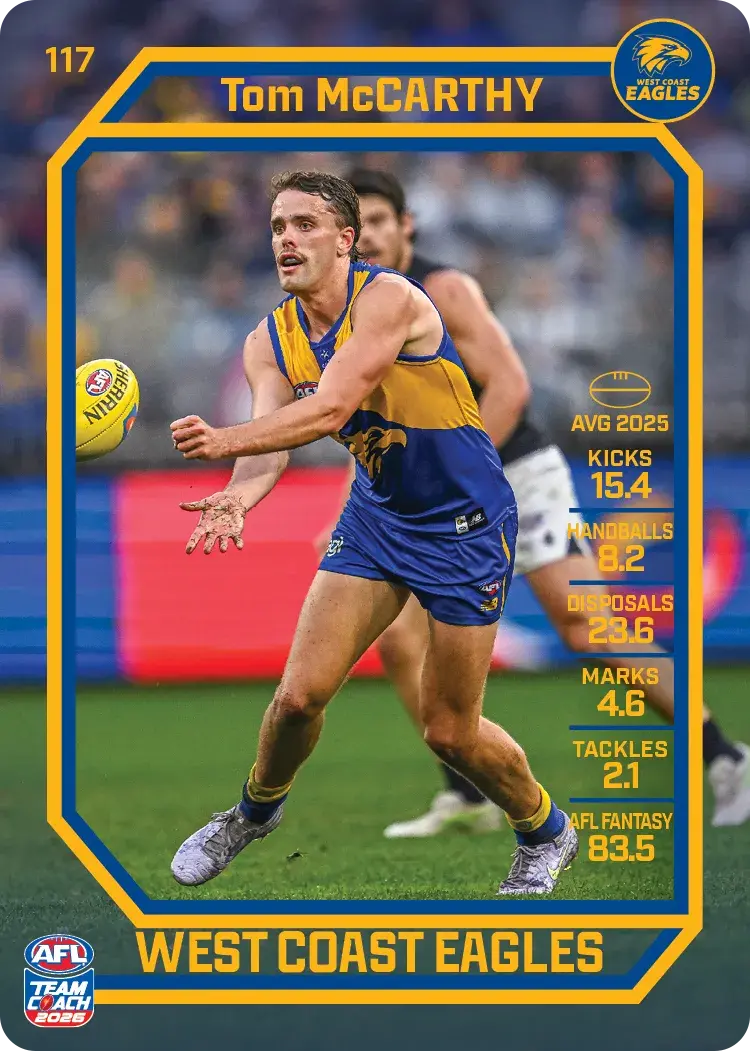 2026 Teamcoach AFL Base #117 Tom McCarthy