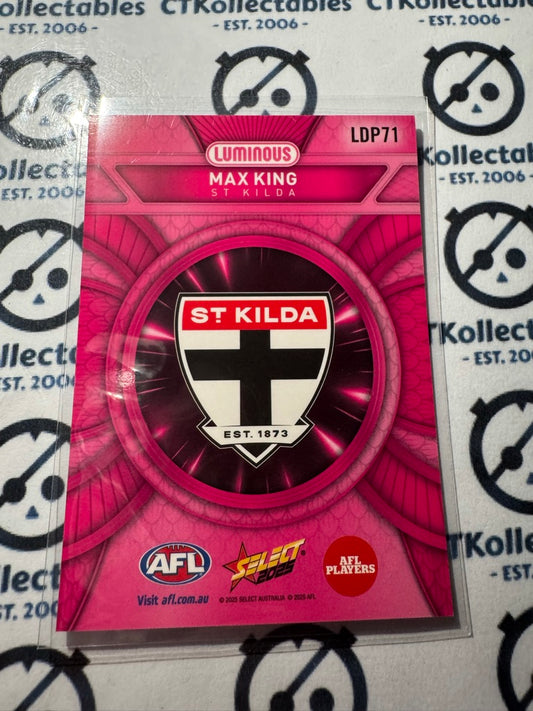 2025 AFL Footy Stars Luminous Max King #LDP71 Dragon Scales PINK Saints