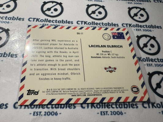 2023-24 Topps NBL Lachlan Olbrich Down Under Rookie OPAL #DU-11 Bulls