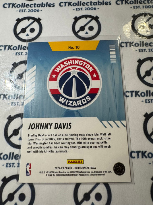 2022/23 Panini NBA Hoops Johnny Davis Arriving Now #10 Wizards