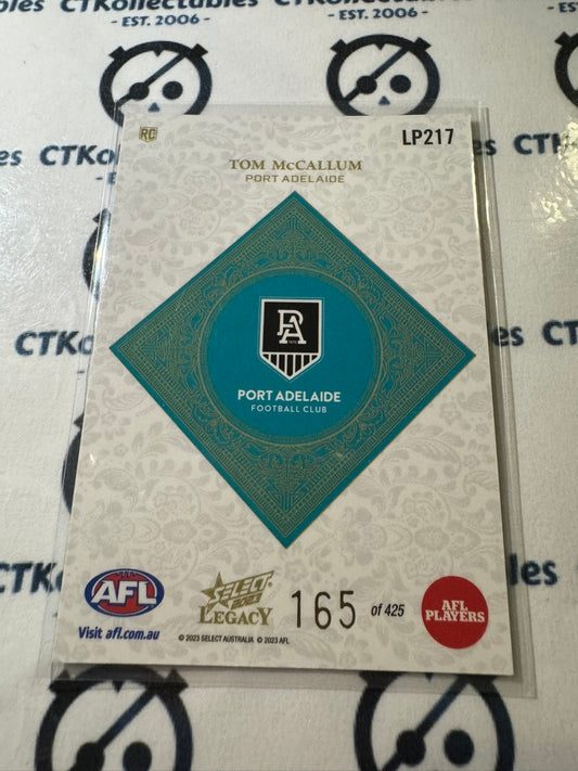 2023 AFL Legacy Tom McCallum LP217 Legacy Plus #165/425 Power