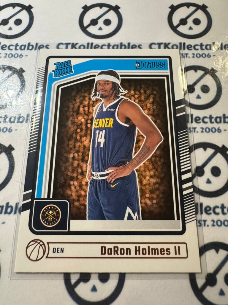 2024-25 NBA Panini Donruss Daron Holmes II Rated rookie RC #213 Nuggets