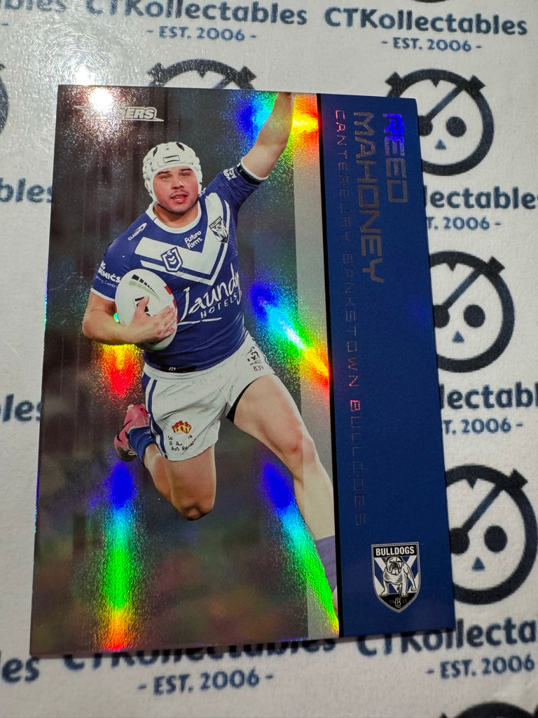 2025 NRL Traders Silver Parallel PS 025 REED MAHONEY BULLDOGS