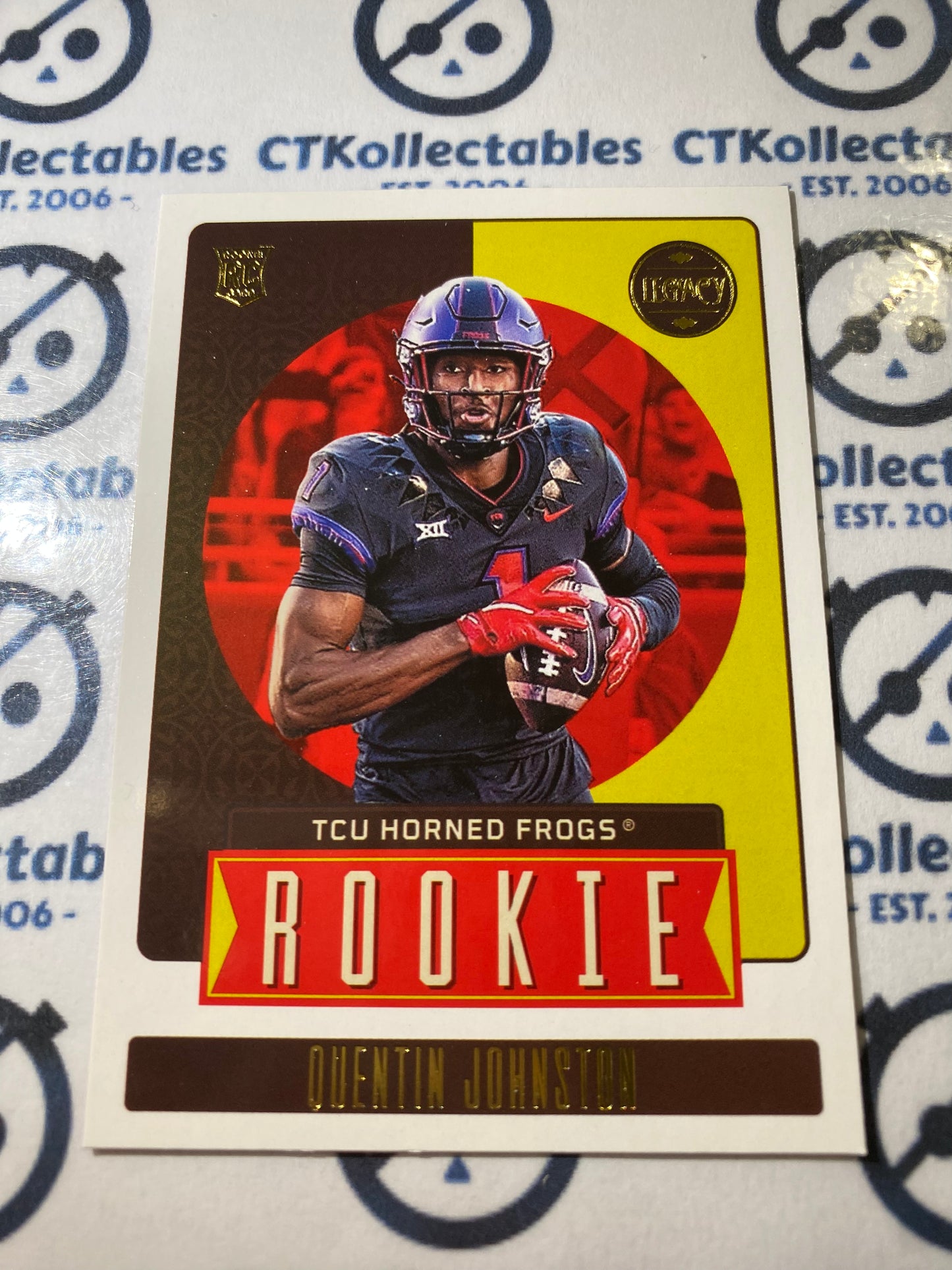 2023 NFL Panini Legacy Quentin Johnston Rookie #163 Chargers RC