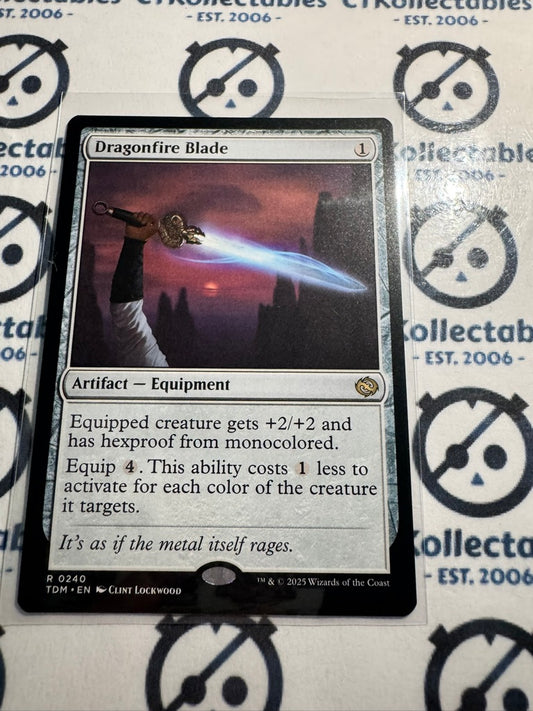 Magic The Gathering Tarkir Dragonstorm 0240 Dragonfire Blade R