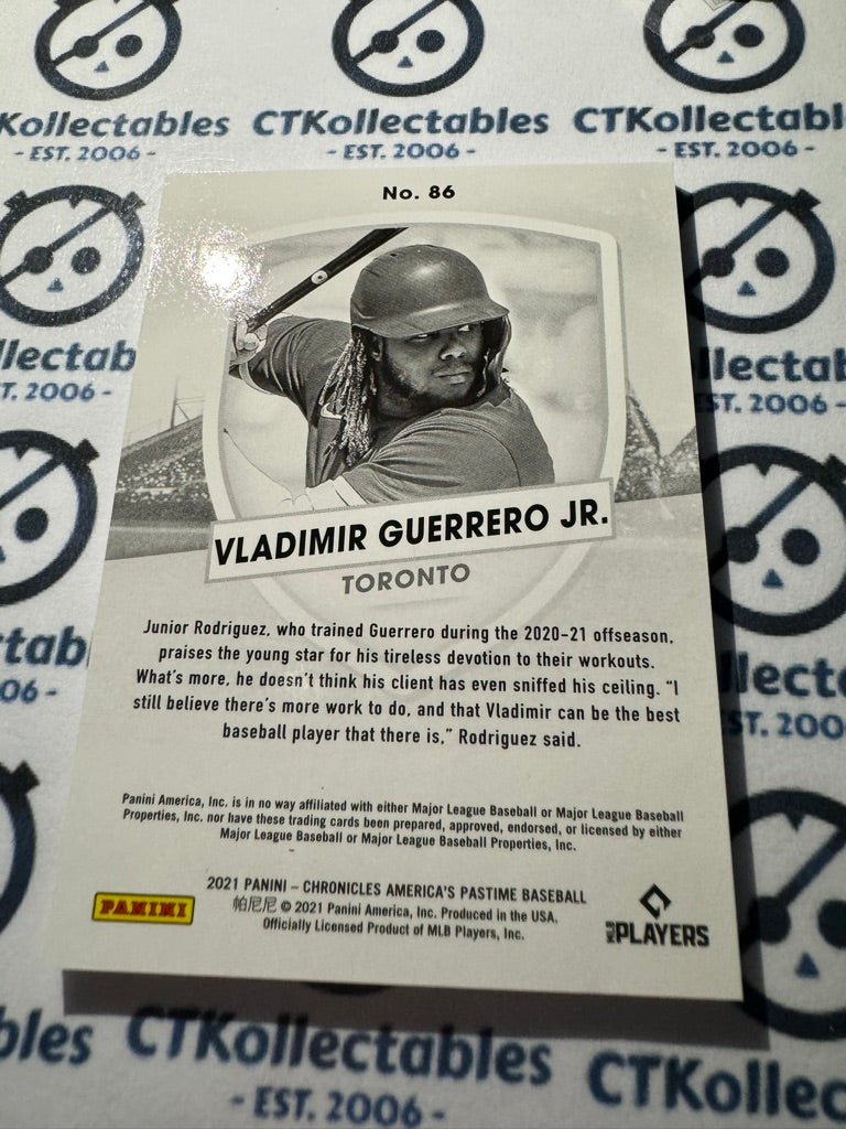 2021 Chronicles MLB Baseball Chronicles Americas Pastime Vladimir Guerrero Jr.