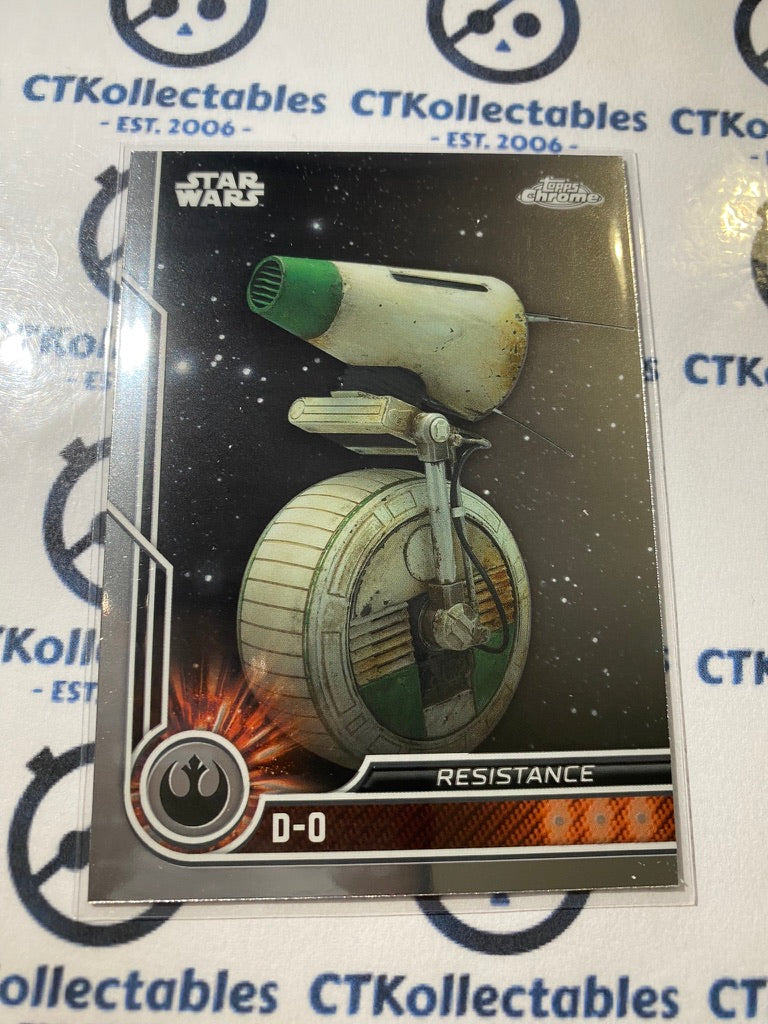 2023 Topps Chrome Star Wars - # 79 D-O Chrome Base Card