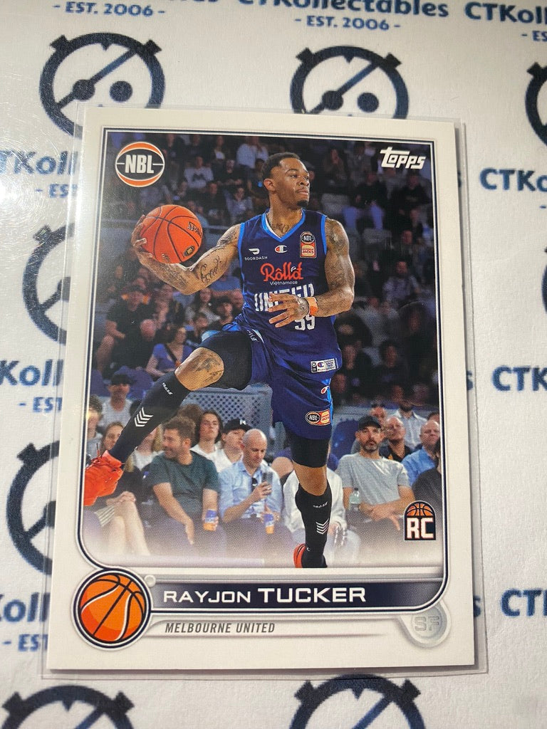 2022-23 Topps NBL Rookie Card - Rayjon Tucker #48 RC