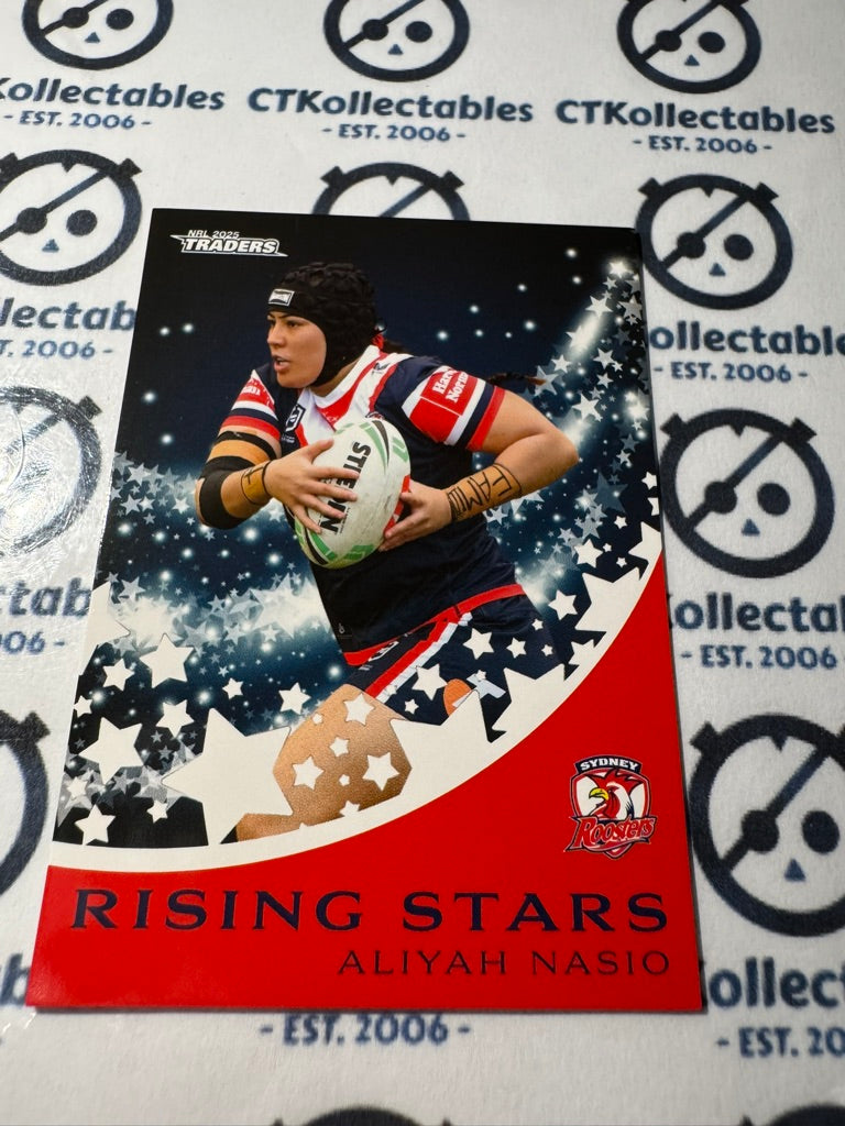 2025 NRL Traders Rising Stars RS 45 / 51 ROOSTERS ALIYAH NASIO