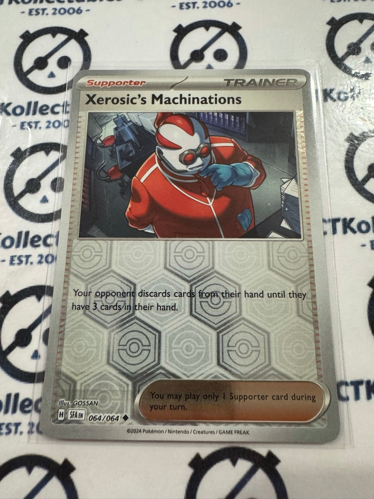 Xerosic's Machinations Reverse Holo #064/064 2024 Shrouded Fable Pokemon TCG