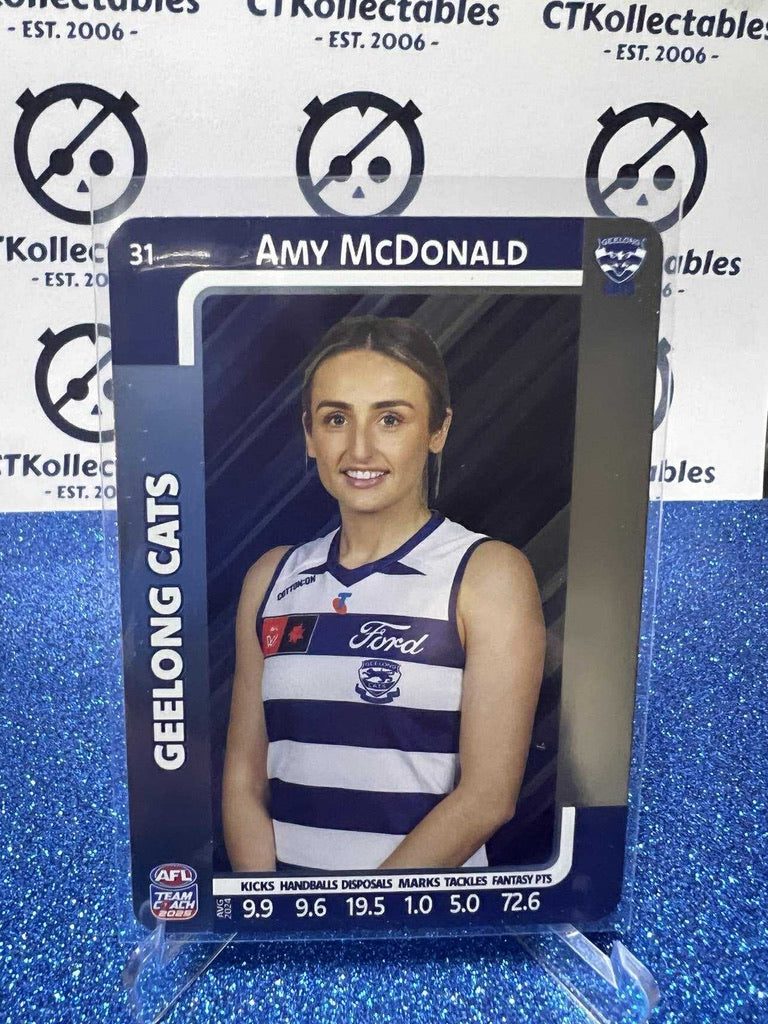 2025 AFLW Teamcoach Silver #31 Amy McDonald Cats