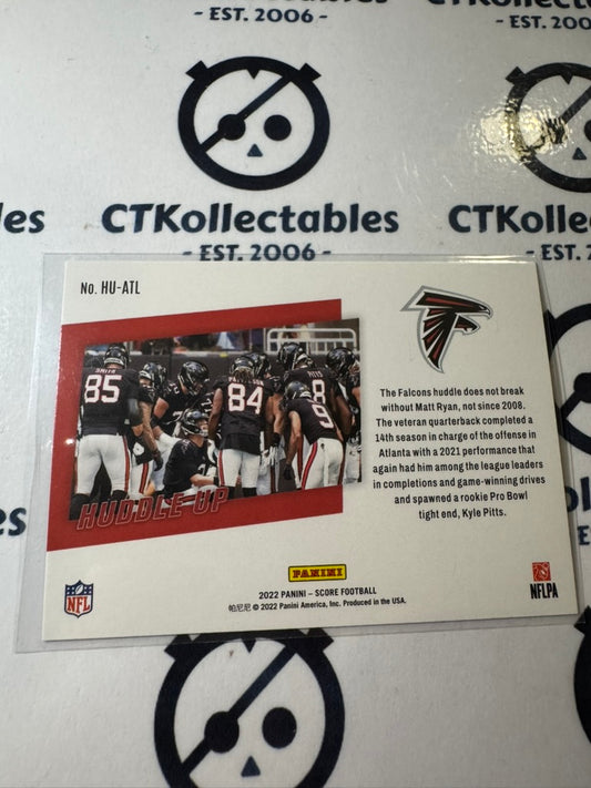 2022 NFL Panini Score Huddle Up #HU-ATL 4 Atlanta Falcons